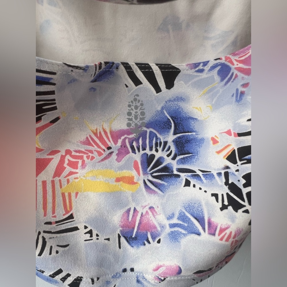 NWOT Free People FP MOVEMENT Never Better Printed Long Tank (size M) - Picture 13 of 16